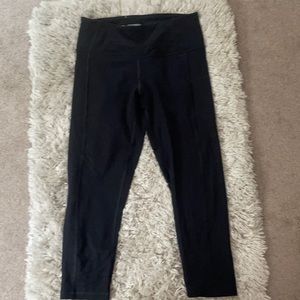 Victoria secret sport black cropped leggings size small